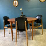 Series of 4 pegasus Baumann chairs