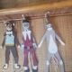 Set of 3 wooden puppets