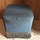 Velvet pouf