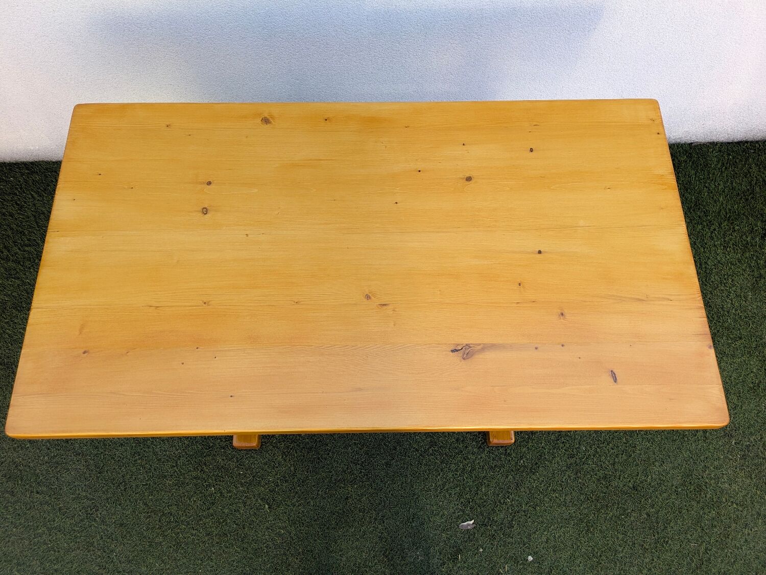 Rectangular table Les Arcs attributed to Charlotte Perriand vintage
