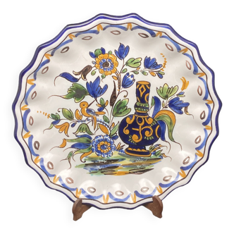 Decorative handmade plates with bird and jar motif – 1024DA11
