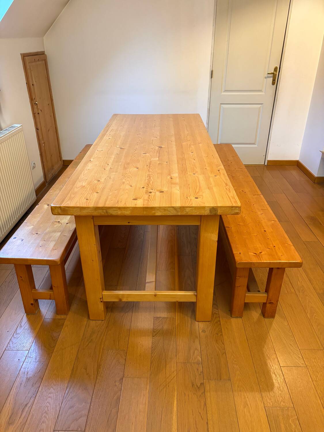 Solid pine table