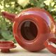 Vintage Melitta Ceracron red teapot - Glazed ceramic - Made in Germany - 1970s