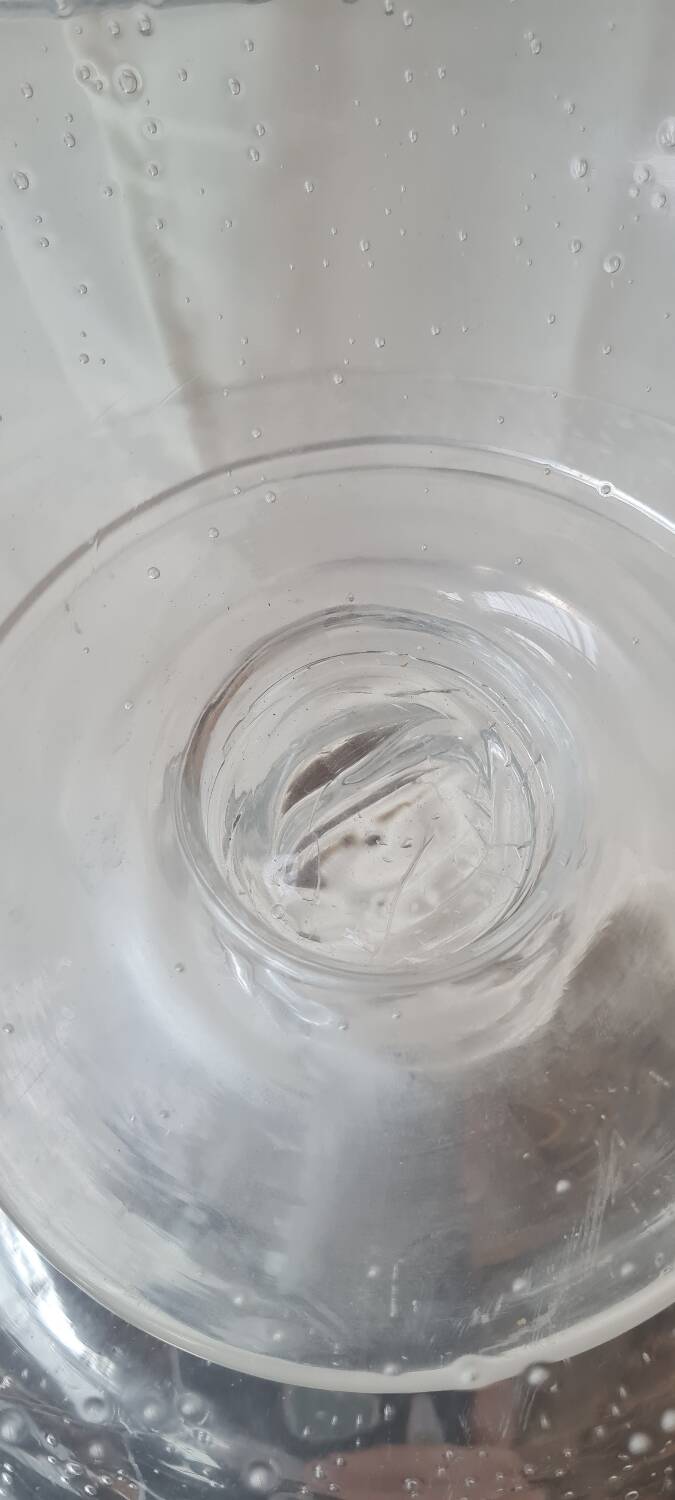 Large Biot glass bowl