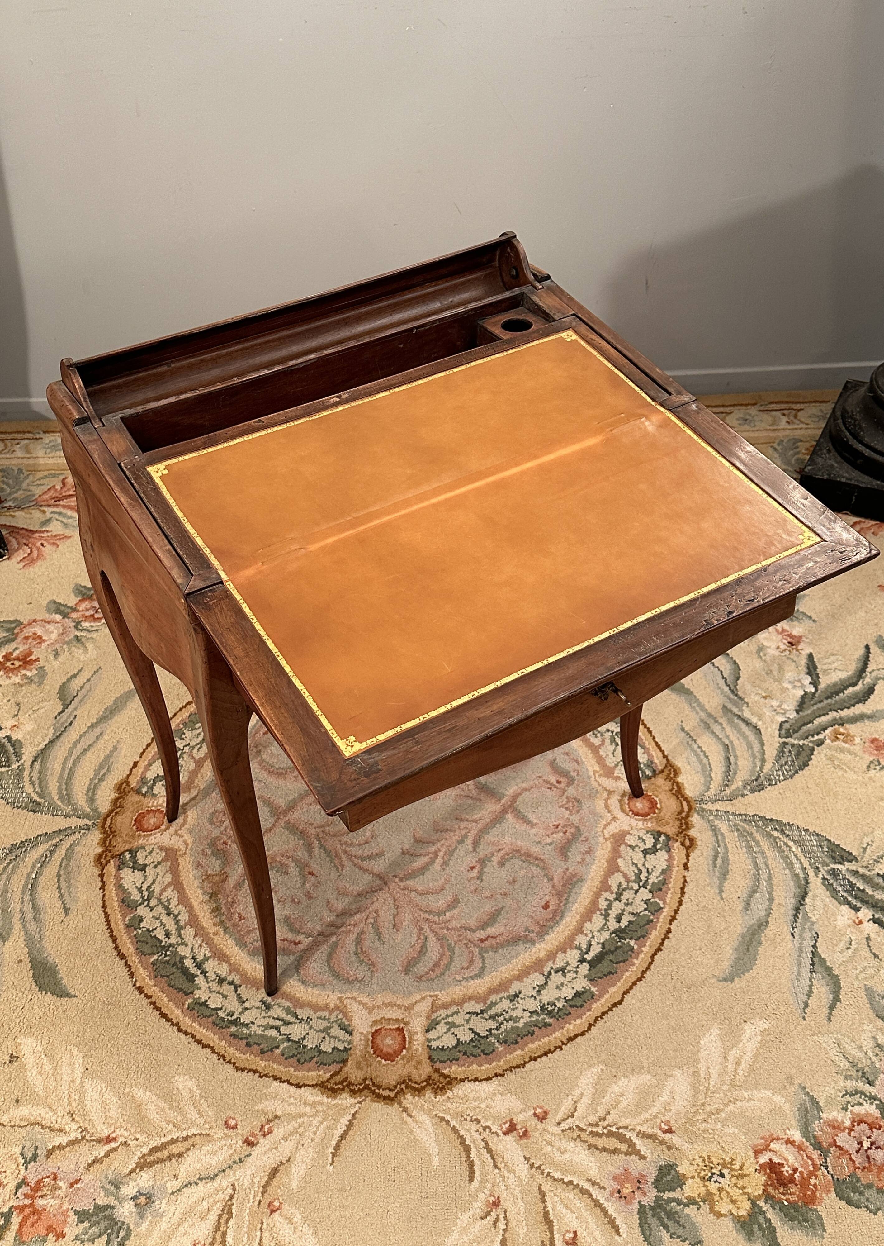 Small louis xv xviiith period walnut system desk