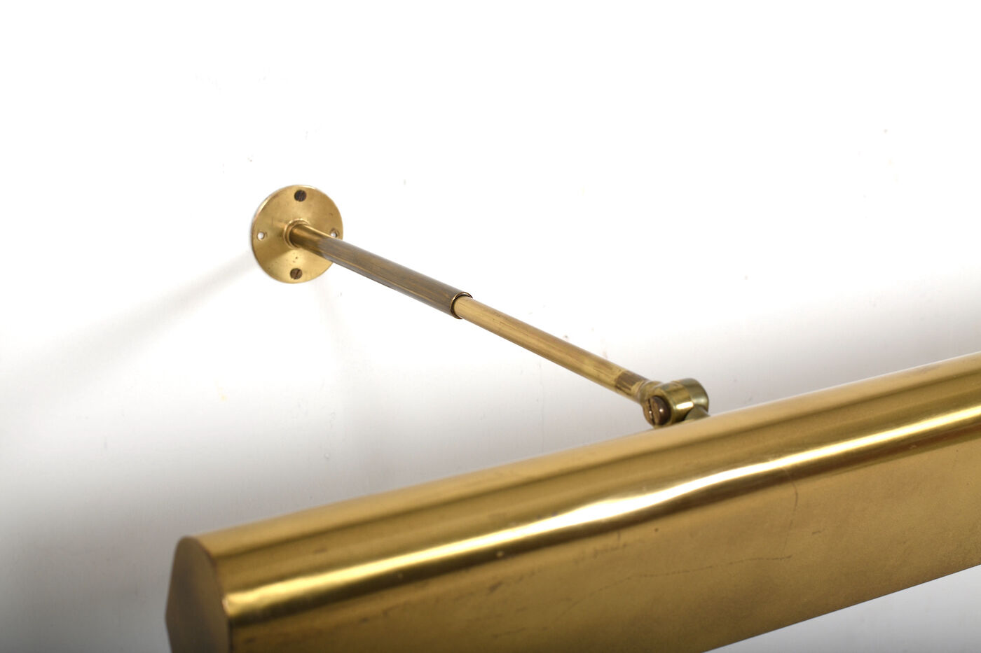 Danish library / painting lamp in brass 1940s