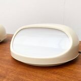 Italian Space Age Wall Lamps from the Mid-Century by Gerd Lange for Kartell, 1960s, Set of 2