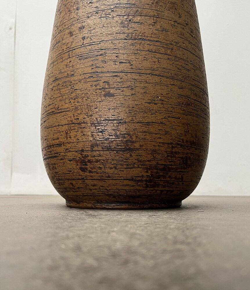 Brutalist mid-century studio ceramic vase by Sybille Karrenberg-Dresler, 1960s.