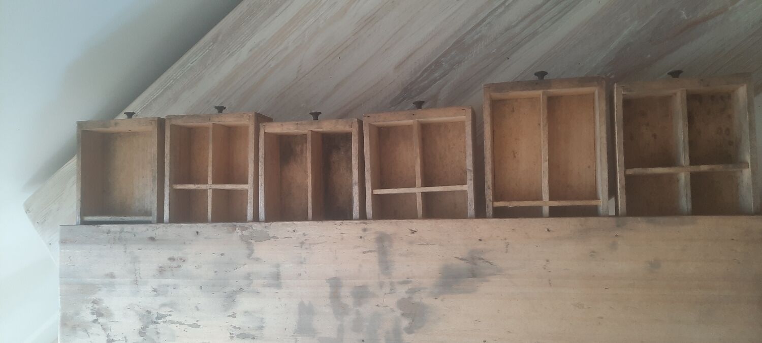 Small furniture of.business in.wood