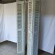 Louvered wooden shutter