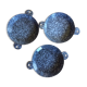 Serie de 3 plats en tôle émaillée
