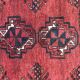 Carpet old saddle made turkmen hand 97 x 162 cm