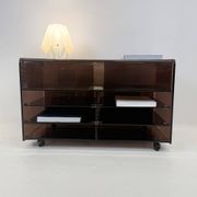 Hi-fi furniture "Roche Bobois" plexiglass, 1970s