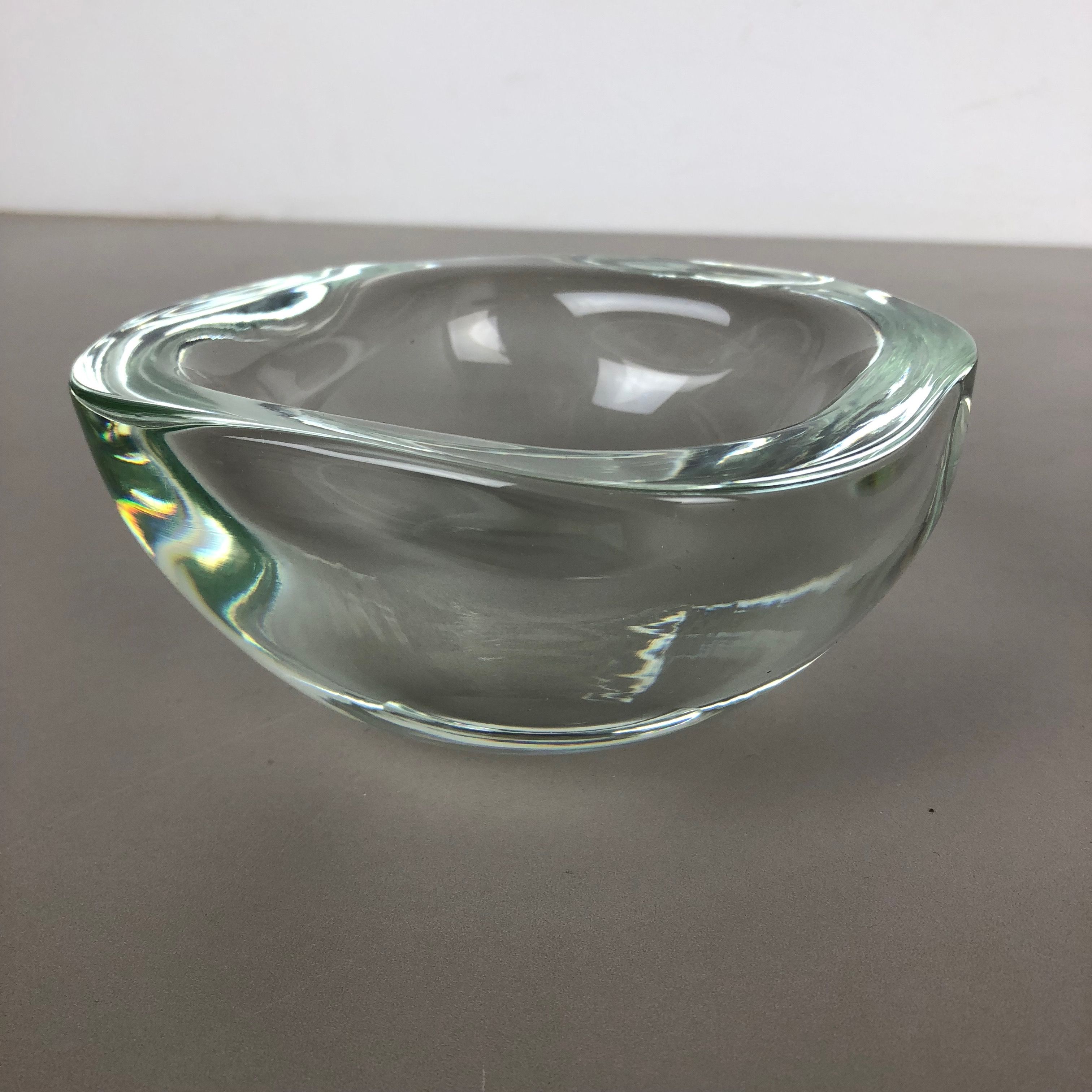 Murano glass shell bowls by Cenedese Italy, 1960