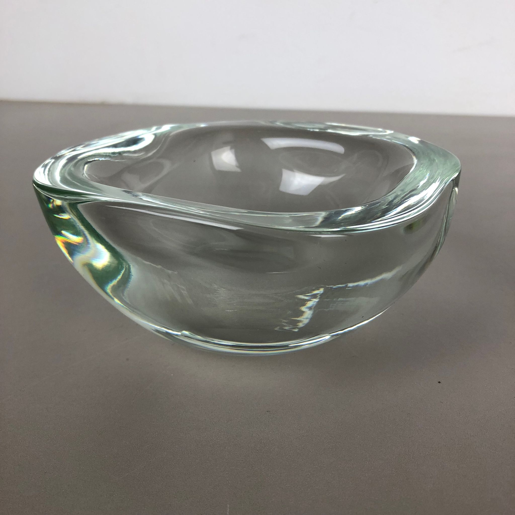 Murano glass shell bowls by Cenedese Italy, 1960