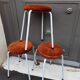 Metal and fabric stool