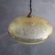 Vintage art deco chandelier signed deveau