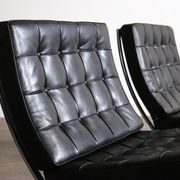 Pair of Barcelona chairs by Ludwig Mies van der Rohe for Knoll, 1960s.