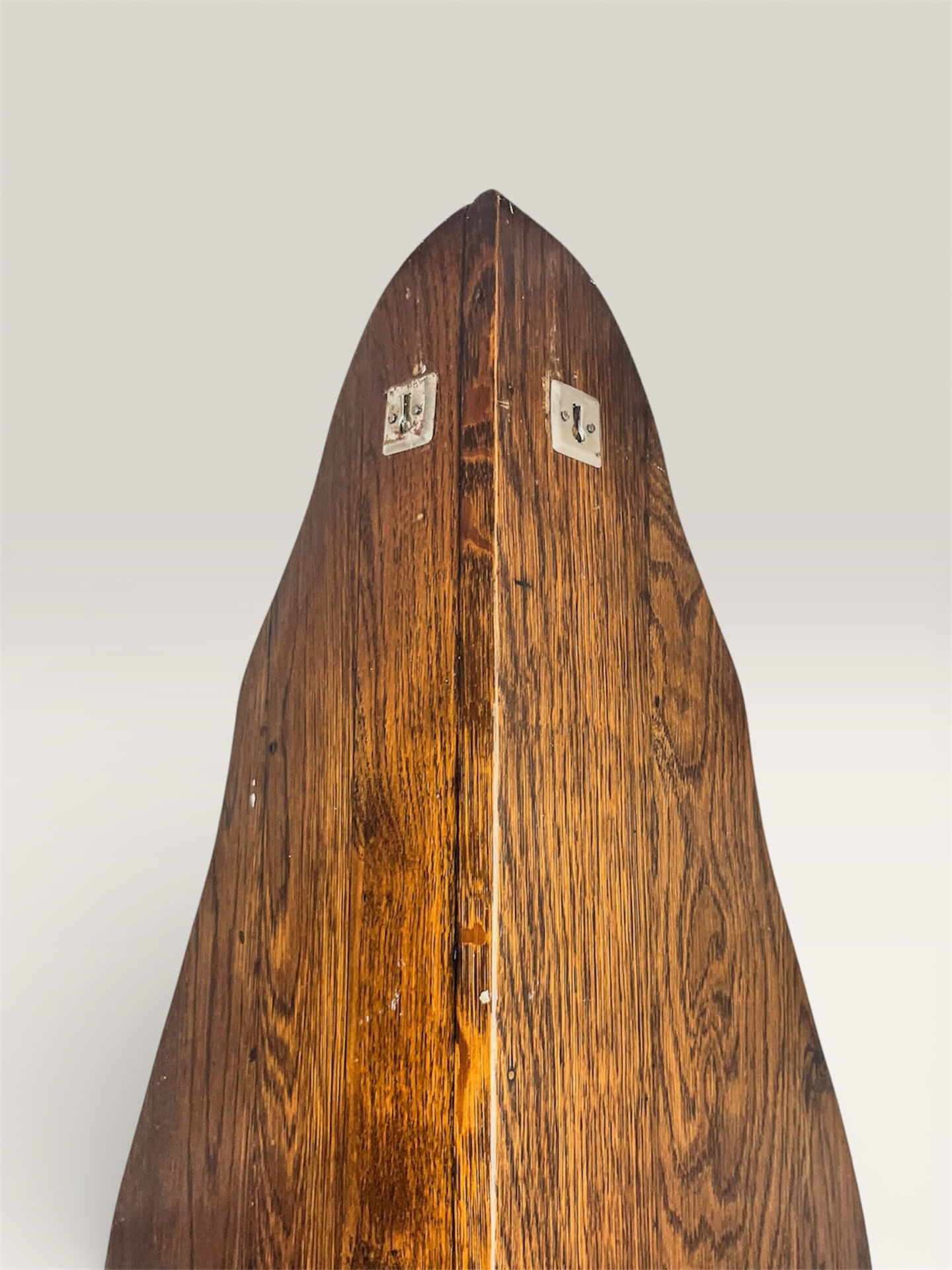 Antique corner shelf (corner unit) in solid oak