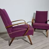 Vintage Armchairs by Jaroslav Smidek, 1960s, Set of 2