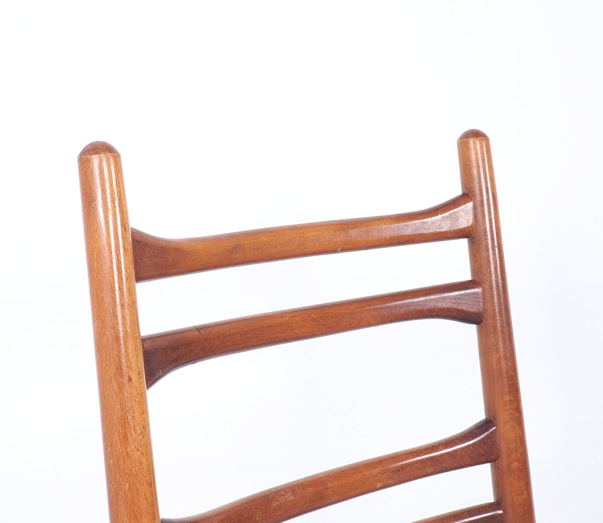 Teak and wicker dining chairs, 1960s