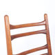 Teak and wicker dining chairs, 1960s