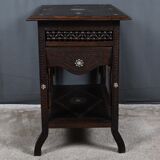 Syrian walnut table – late 19th century