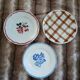 12 mismatched vintage dessert plates
