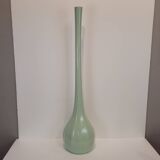 Vase / Verre Soliflore, vert céladon, 70's - France