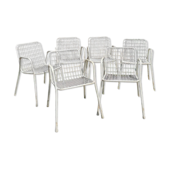 6 fauteuils EMU modèle Rio