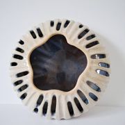 Vase ajouré en céramique vintage