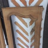 Pair of solid oak doors with a sanded finish.