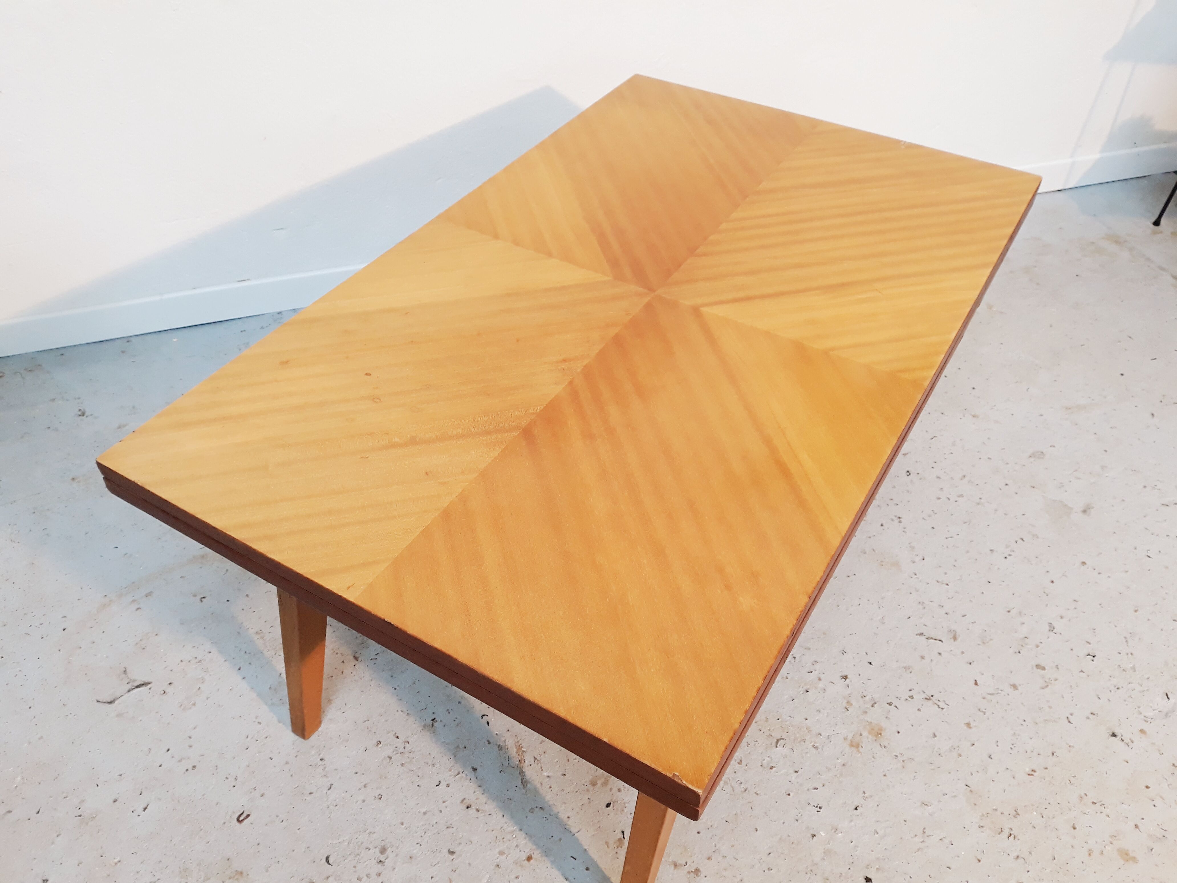 Albert Ducrot portfolio liftable vintage coffee table