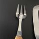 Bamboo handle cheese serving cutlery