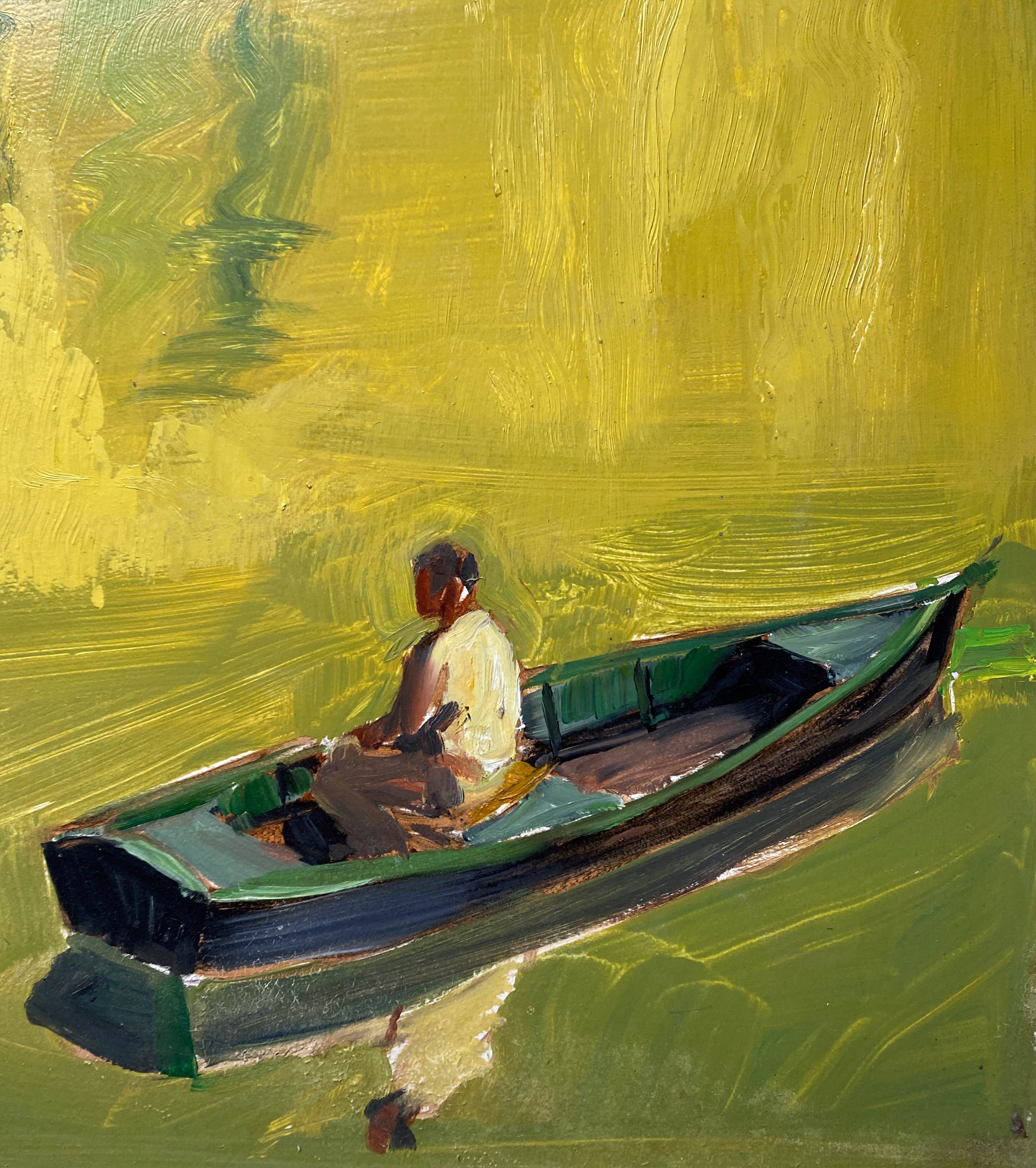 HSP painting "The Boats" by Henri Neuzeret (1898 - 1989)
