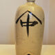 Bottle of ancient japanese sake
