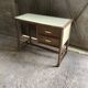 Parisian desk wicker wood bamboo