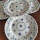 6 English dinner plates, Scandinavian decor