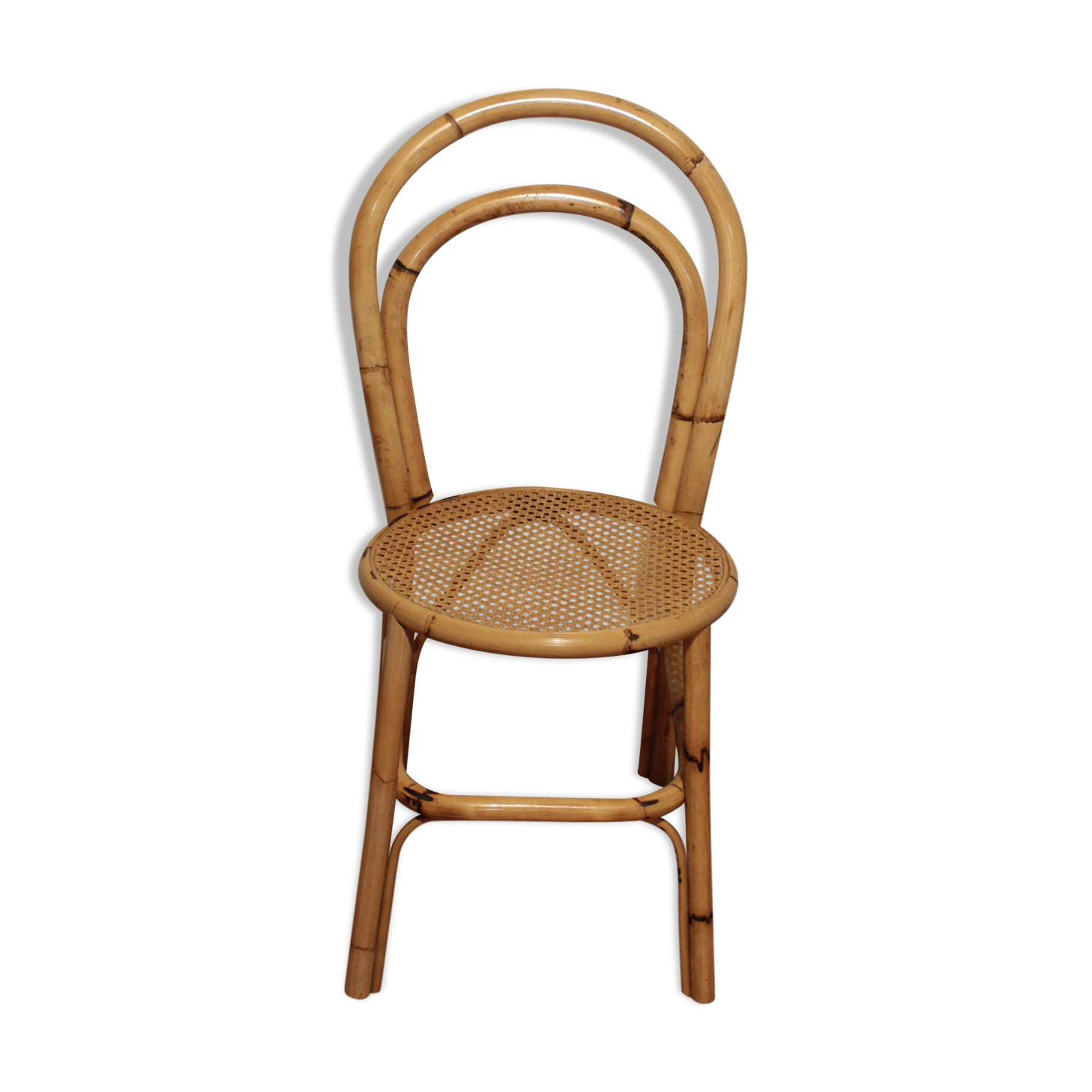 60's-70's bamboo bistro chair and canning