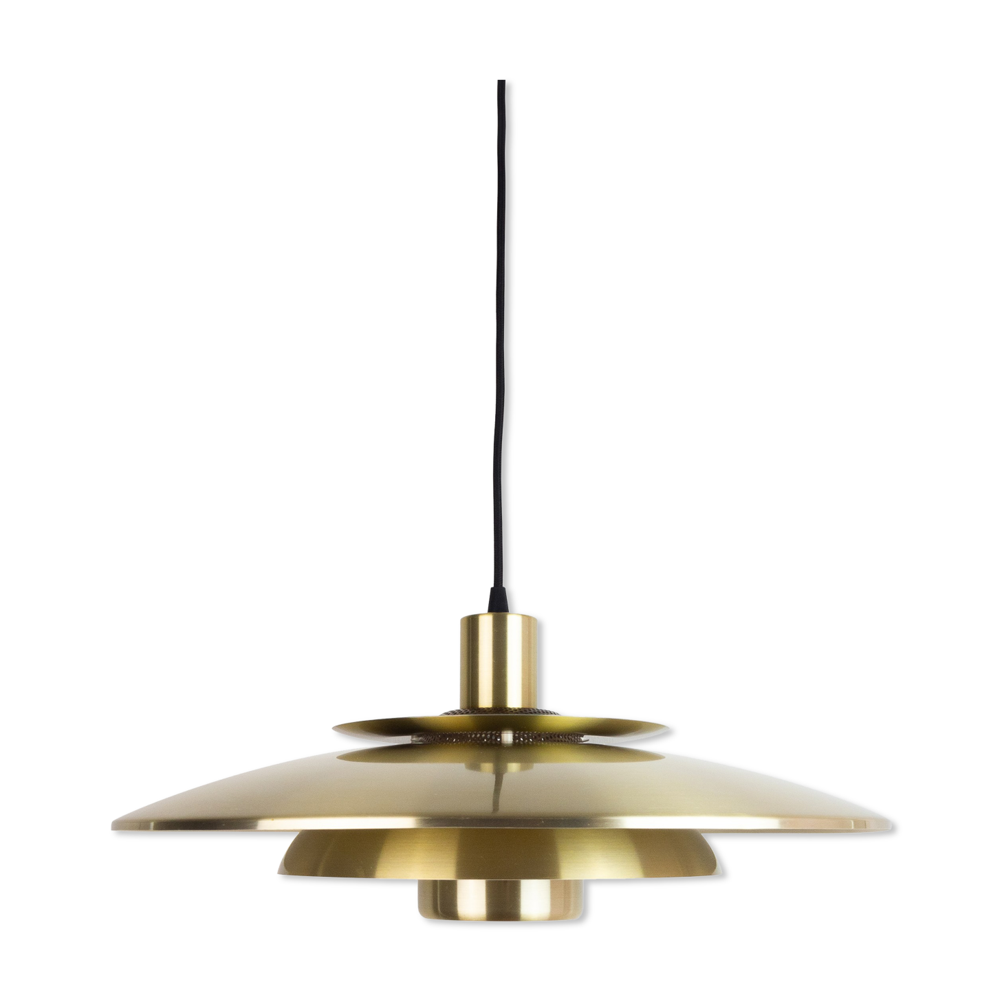 Danish vintage pendant lamp Jeka by Kurt Wiborg, Denmark, 1980s