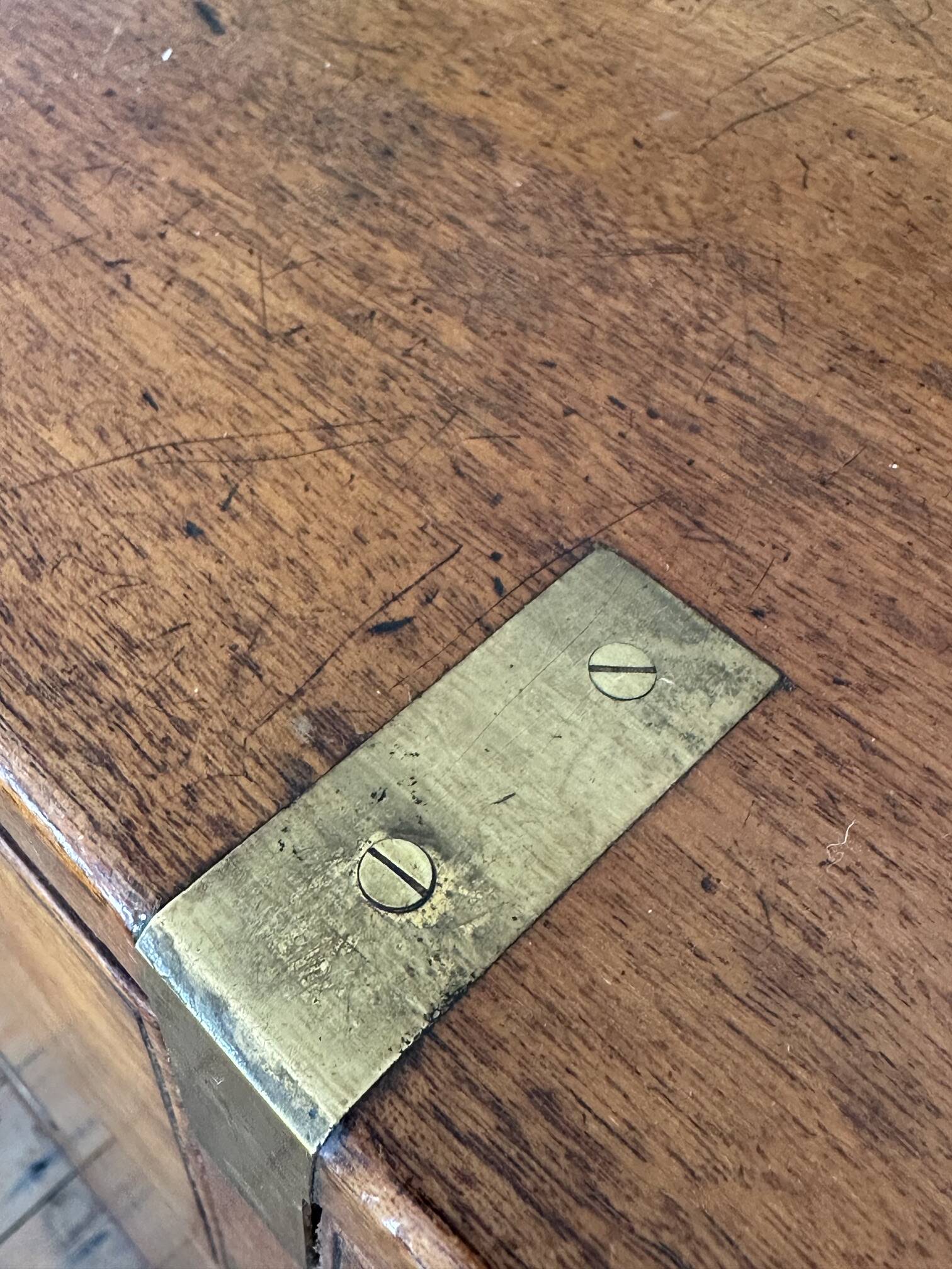 Antique military campaign chest