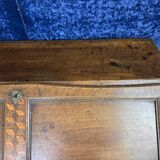 Bordeaux Louis XV period curved sloping desk in solid walnut circa 1750