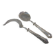 Superb 2-piece ice cream serving set, Boulenger LXV goldsmith scales