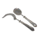 Superb 2-piece ice cream serving set, Boulenger LXV goldsmith scales