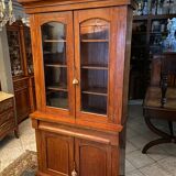 Sideboard library showcase two mahogany bodies late nineteenth style Louis-Philippe
