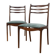 Ensemble de 2 chaises en bois de Wiesner-Hager.