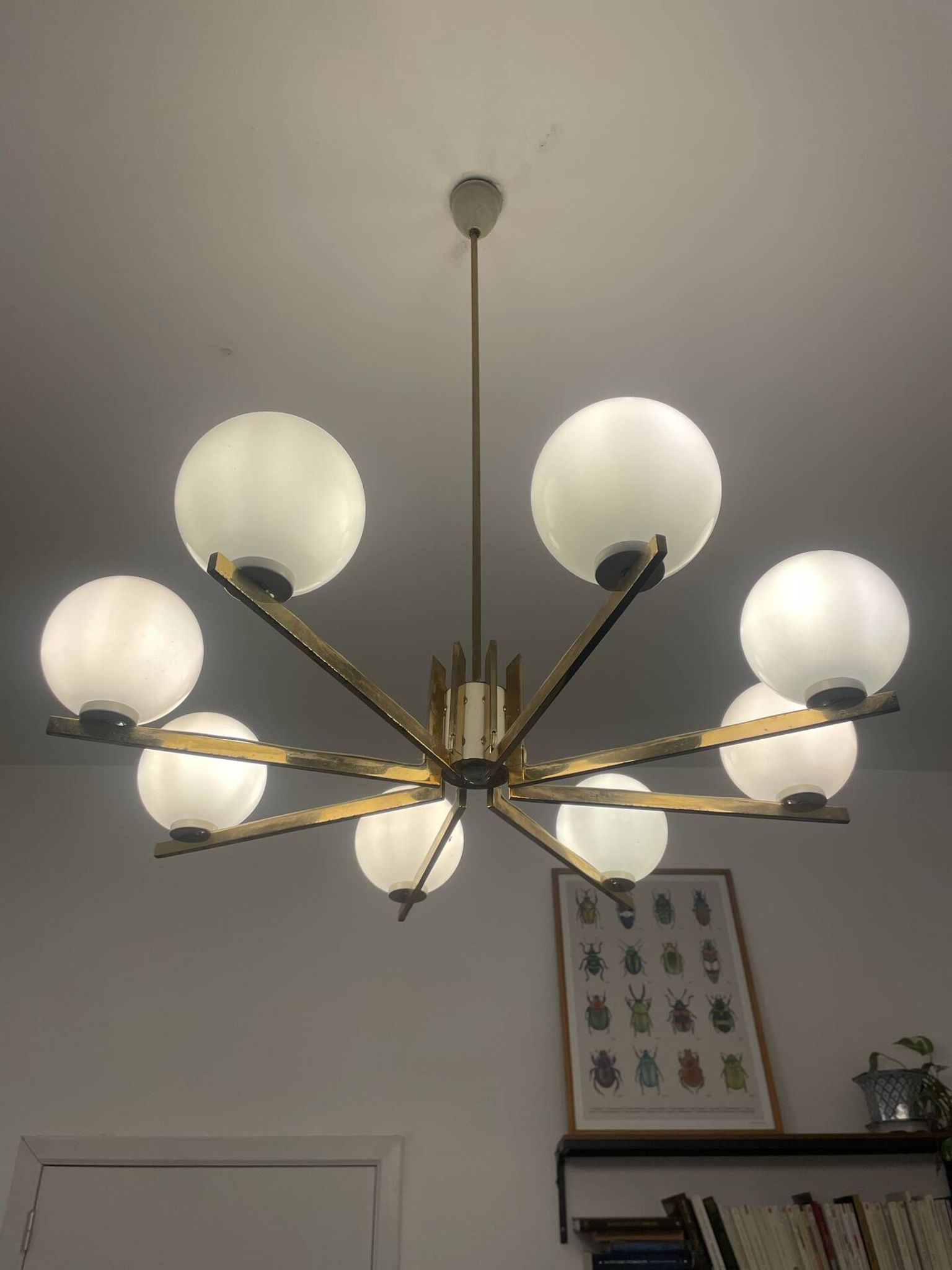 Vintage 8-branch suspension