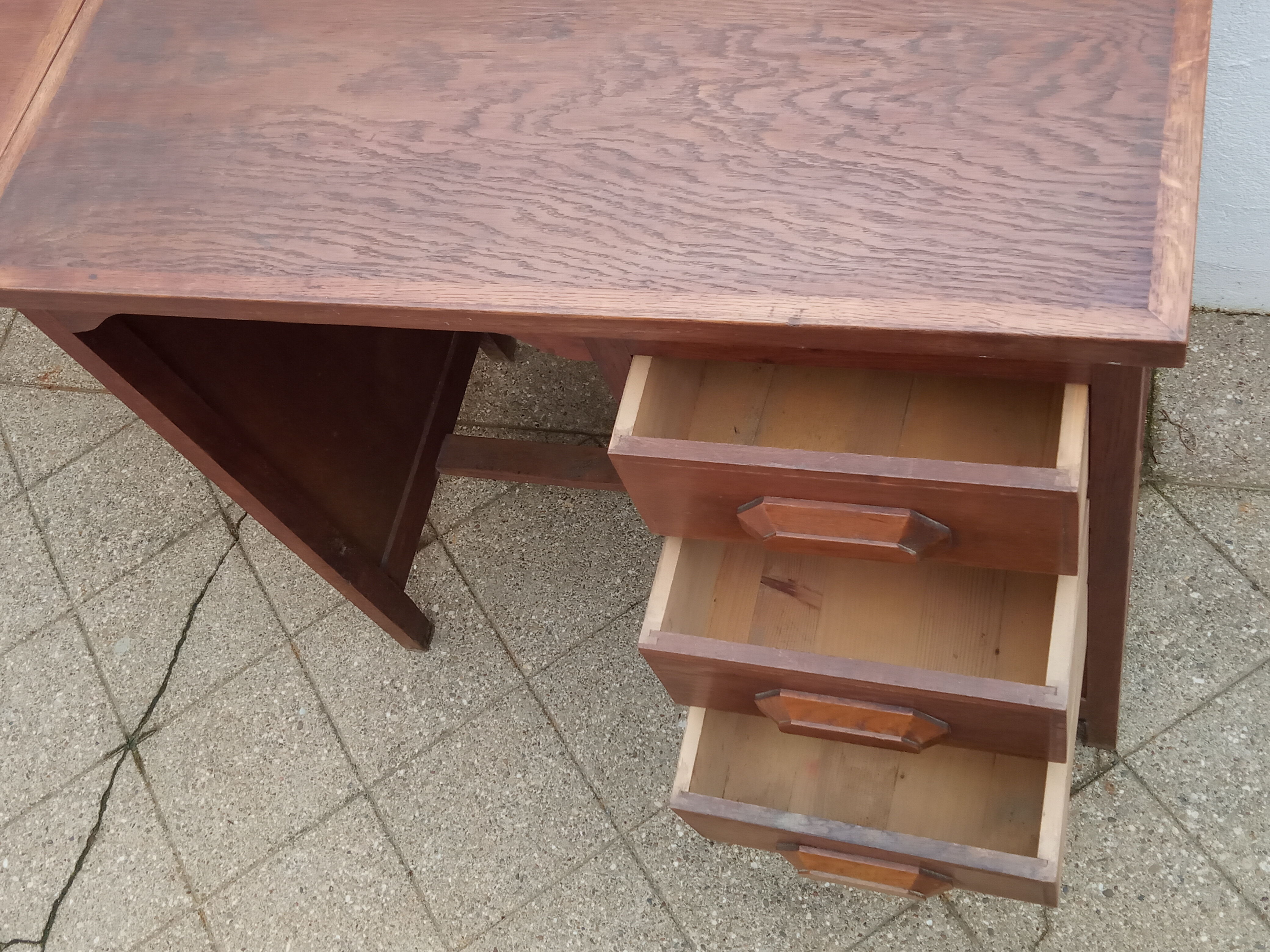 Oak desk 40s/50s