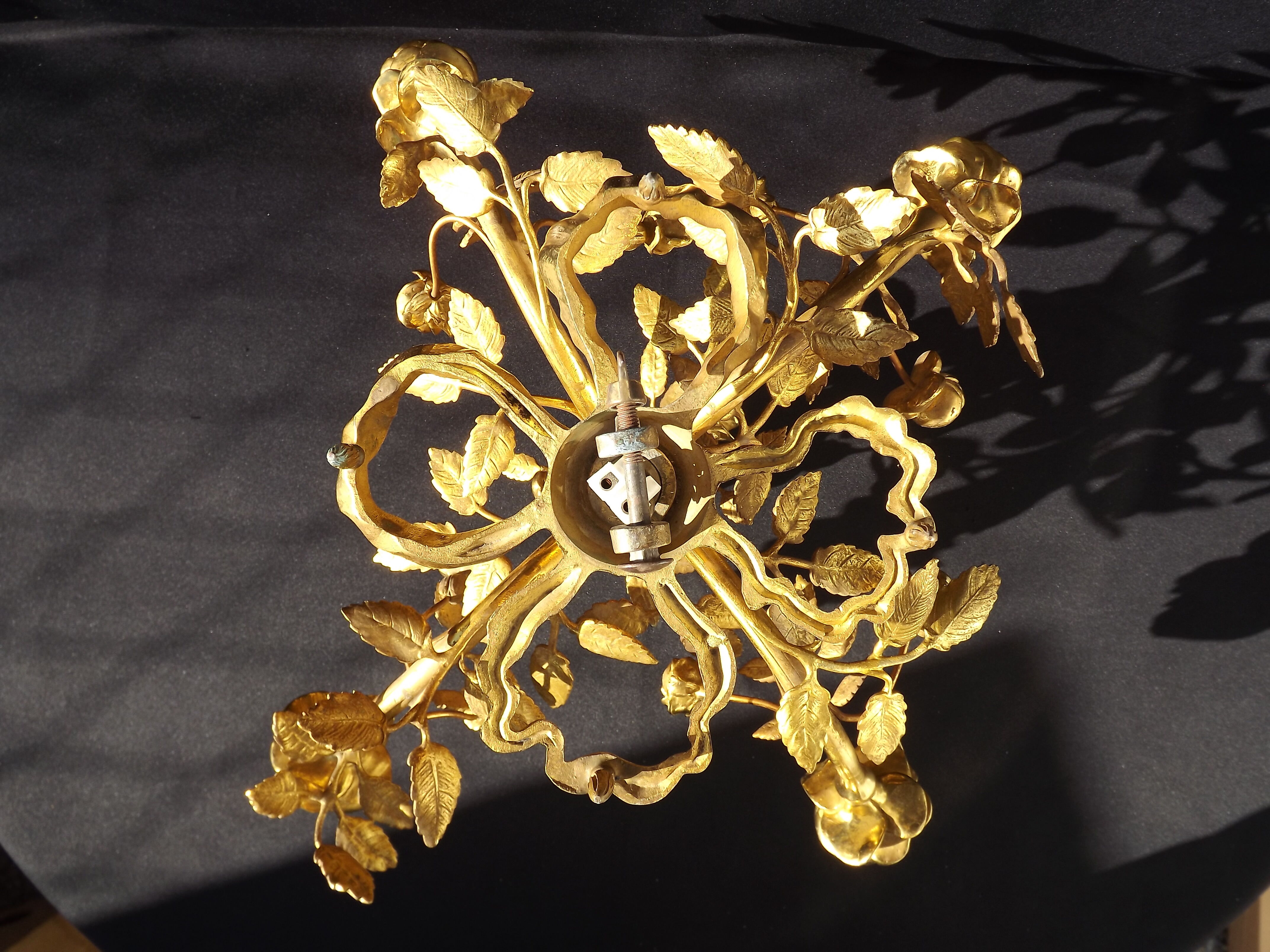Bronze chandelier L XVI