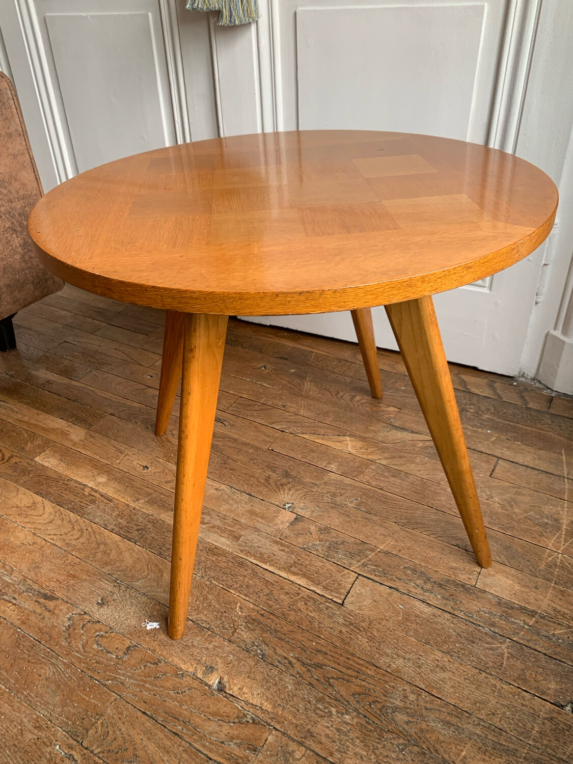 Table basse ronde 50’s / 60’s